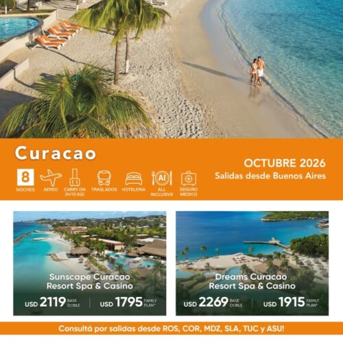 CURACAO – PROMO OCTUBRE